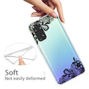 For Xiaomi Redmi Note 11 Global / Note 11S Painted Transparent TPU Phone Case(Lace Flower)