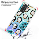 For Xiaomi Redmi Note 11 Global / Note 11S Painted Transparent TPU Phone Case(Penguin)