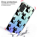 For Xiaomi Redmi Note 11 Pro 4G / 5G Global Painted Transparent TPU Phone Case(Black Cat)