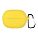 For Xiaomi Redmi Buds 3 Lite Silicone Earphone Protective Case with Hook(Yellow)