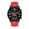 For Huawei Watch GT 2 42mm Carbon Fiber Silicone Watch Band(Red)