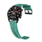 For Huawei Watch GT 2 42mm Carbon Fiber Silicone Watch Band(Green)