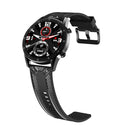 For Huawei Watch GT 2 42mm Carbon Fiber Silicone Watch Band(Black)