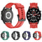 For Huawei Watch GT 2 42mm Carbon Fiber Silicone Watch Band(Red)