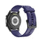 For Huawei Watch GT 2 46mm Carbon Fiber Silicone Watch Band(Blue)