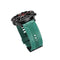 For Huawei Watch GT 2 46mm Carbon Fiber Silicone Watch Band(Green)