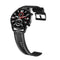 For Huawei Watch GT 2 46mm Carbon Fiber Silicone Watch Band(Black)