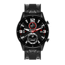 For Huawei Watch GT 2 46mm Carbon Fiber Silicone Watch Band(Black)