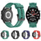 For Huawei Watch GT 2 46mm Carbon Fiber Silicone Watch Band(Green)