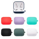 For OnePlus Buds Pro Silicone Earphone Protective Case with Hook(Purple)