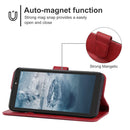 Leather Phone Case For Nokia C2 2nd Edition(Red)