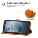 Leather Phone Case For Nokia C2 2nd Edition(Brown)