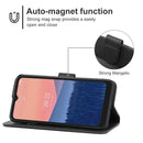 Leather Phone Case For Nokia C21(Black)