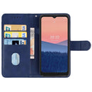 Leather Phone Case For Nokia C21(Blue)