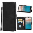 Leather Phone Case For Nokia C21 Plus(Black)