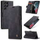 For Samsung Galaxy S22 Ultra 5G CaseMe 013 Multifunctional Leather Phone Case(Black)
