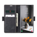 For Samsung Galaxy S22 Ultra 5G CaseMe 013 Multifunctional Leather Phone Case(Black)