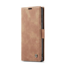 For Samsung Galaxy S22 Ultra 5G CaseMe 013 Multifunctional Leather Phone Case(Brown)