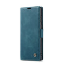 For Samsung Galaxy S22 Ultra 5G CaseMe 013 Multifunctional Leather Phone Case(Blue)