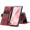 For Samsung Galaxy S22 Ultra 5G CaseMe 013 Multifunctional Leather Phone Case(Wine Red)