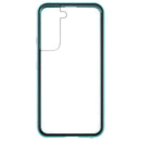 For Samsung Galaxy S22 5G HD Magnetic Metal Tempered Glass Phone Case(Green)