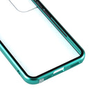For Samsung Galaxy S22 5G HD Magnetic Metal Tempered Glass Phone Case(Green)