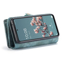 For Samsung Galaxy A53 5G CaseMe-008 Detachable Multifunctional Horizontal Flip Leather Case(Green)