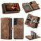 For Samsung Galaxy S22 5G CaseMe-008 Detachable Multifunctional Horizontal Flip Leather Case(Brown)