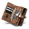 For Samsung Galaxy S22 5G CaseMe-008 Detachable Multifunctional Horizontal Flip Leather Case(Brown)