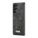 For Samsung Galaxy S22 Ultra 5G CaseMe-008 Detachable Multifunctional Horizontal Flip Leather Case(Black)