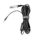 BOYA BY-BCA60 XLR to 3.5mm TRRS Microphone Adapter Cable(Black)
