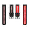 For Huawei Watch GT 3 42mm Two-color Silicone Watch Band(Black Red)