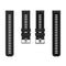 For Huawei Watch GT 3 42mm Two-color Silicone Watch Band(Black)