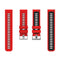For Huawei Watch GT 3 42mm Two-color Silicone Watch Band(Red Black)
