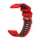 For Huawei Watch GT 3 42mm Two-color Silicone Watch Band(Red Black)