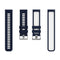 For Huawei Watch GT 3 42mm Two-color Silicone Watch Band(Blue White)