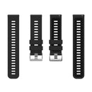 For Huawei Watch GT 3 46mm Two-color Silicone Watch Band(Black)