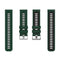 For Huawei Watch GT 3 46mm Two-color Silicone Watch Band(Dark Green Black)