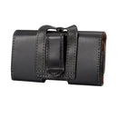 Glossy Texture Waist Hanging Phone Case For 6.7-6.9 inch Phone(Black)