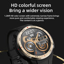 MT12 1.28 inch TFT Screen Smart Watch, Support Bluetooth Call & 8G Memory(Gold)