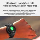 MT12 1.28 inch TFT Screen Smart Watch, Support Bluetooth Call & 8G Memory(Gold)