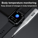 T46S 1.70 inch HD Screen Smart Watch, Support Bluetooth Call & Temperature Monitoring(Black)