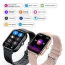 T46S 1.70 inch HD Screen Smart Watch, Support Bluetooth Call & Temperature Monitoring(Black)