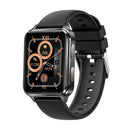 S6 1.70 inch TFT Screen Smart Watch with TPU Strap Support Air Pump Blood Pressure Monitoring(Black)