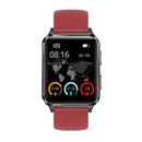S6 1.70 inch TFT Screen Smart Watch with TPU Strap Support Air Pump Blood Pressure Monitoring(Red)