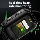 S6 1.70 inch TFT Screen Smart Watch with Leather Strap Support Air Pump Blood Pressure Monitoring(Black)