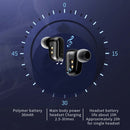 X8 1.69 inch IPS Screen Smart Watch TWS Earbuds, Support Bluetooth Call(Black)