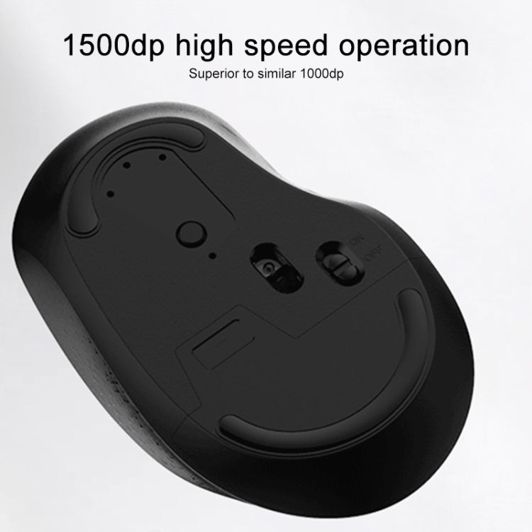 FOETOR M701Y Dual-mode Silent Wireless Mouse(White)