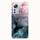 For Xiaomi 12 Pro Abstract Marble Pattern TPU Phone Case(Abstract Light Pink)