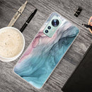 For Xiaomi 12 Pro Abstract Marble Pattern TPU Phone Case(Abstract Gray)
